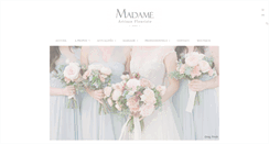 Desktop Screenshot of madame-artisanfleuriste.com